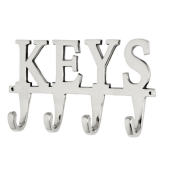 Large Nickel Metal Key Hook