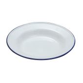 Falcon 24cm Enamel Soup Plate  | White |