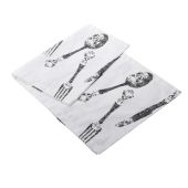 Cutlery Cotton Table Runner