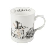 Alice In Wonderland Fine China Tankard Mug by Creative Tops