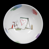 Anita Jeram 'Art of Love' china bowl