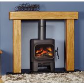 Barlby Surround with Smooth Finish in Pale Oak Finish 