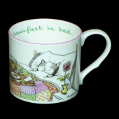 Anita Jeram 'Breakfast in Bed' Mug