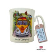 Bean Caravanning Mug with camper van image