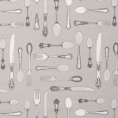 Cutlery Taupe PVC Cloth 