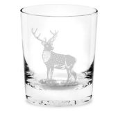 Spode Glen Lodge Stag Whisky Glass