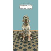 The Little Dog - Dog Hug Greeting Card