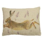 Leaping Hare Cushion - Front - 17" x 13"