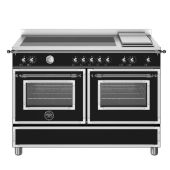 Heritage 120cm Induction top and griddle in black 