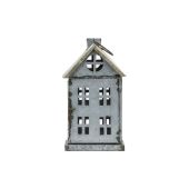 Gallery Small House Lantern in Antique Zinc