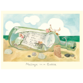 Message in a Bottle Card Two Bad Mice