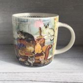 Alex Clark Cat House mug