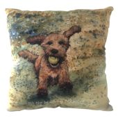 The Little Dog Laughed Cockapoo SQ Cushion