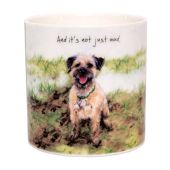 The Little Dog Laughed Border Terrier China Mug