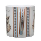The Little Dog Laughed Terrier Dogs China Mug