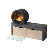 Nordpeis ME standard on concrete bench - optional oak drawer