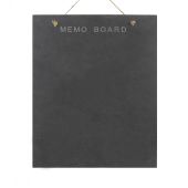 Slate Memo Board - rectangular, wall hung