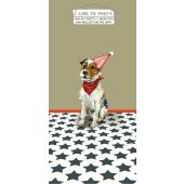 The Little Dog - Party Animal Greeting Card