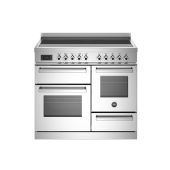 Professional 100cm Triple Oven Induction Stainless Steel 