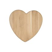 Raw oak heart board - 270mm high x 260mm wide