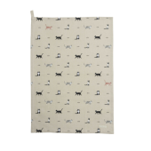Sophie Allport Purrfect Tea Towel - Cat Print 