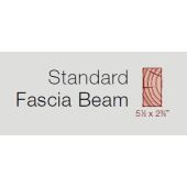 Standard Fascia Beam with Corbels - Rustic Oak in Medium finish 
