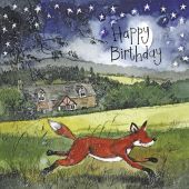 Alex Clark Starlight Fox Birthday Card