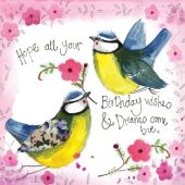 Alex Clark Sunshine birds Birthday Card