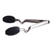 Black Clongs Tongs with Silicone Heat Resistant Tips