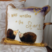 Alex Clark Written in the Stars Cushion - 45cm x 45cm