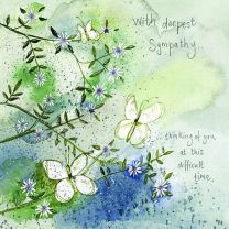 Butterflies Sympathy card