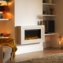 ACR Edgbaston Wall Hanging Electric Fireplace Suite