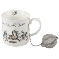Alice In Wonderland Palace Fine China Mug & Infuser by Creative Tops  