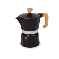 La Cafetière Venice Espresso Maker, 3-Cup, Black