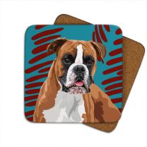 Boxer Coaster by Leslie Gerry