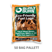 Pallet of 50 Burlyburn logs