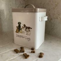 Alex Clark Delightful Dogs Food Storage Tin