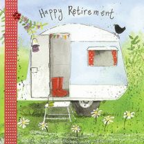 Alex Clark Caravan Retirement Card 