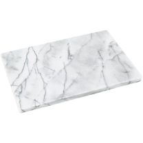 Judge White Gloss Marble Board with veining