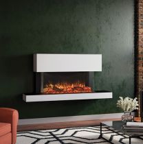 Milazzo Suite- Floating Shelf and Top module in white