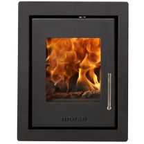 Morso S-81 built in stove with black trimming