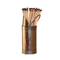 Calfire Pewter Match Holder and Matches