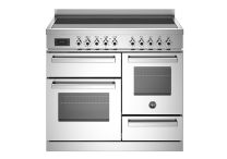 Professional 100cm Triple Oven Induction Stainless Steel 