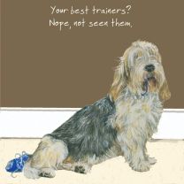 The Little Dog - Trainers Greeting Card