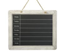 Large weekly memo board - blackboard
