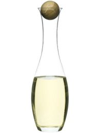 Blown Glass White Wine or Water Carafe