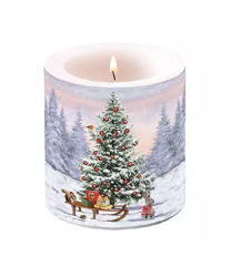 Winter Animals Candle