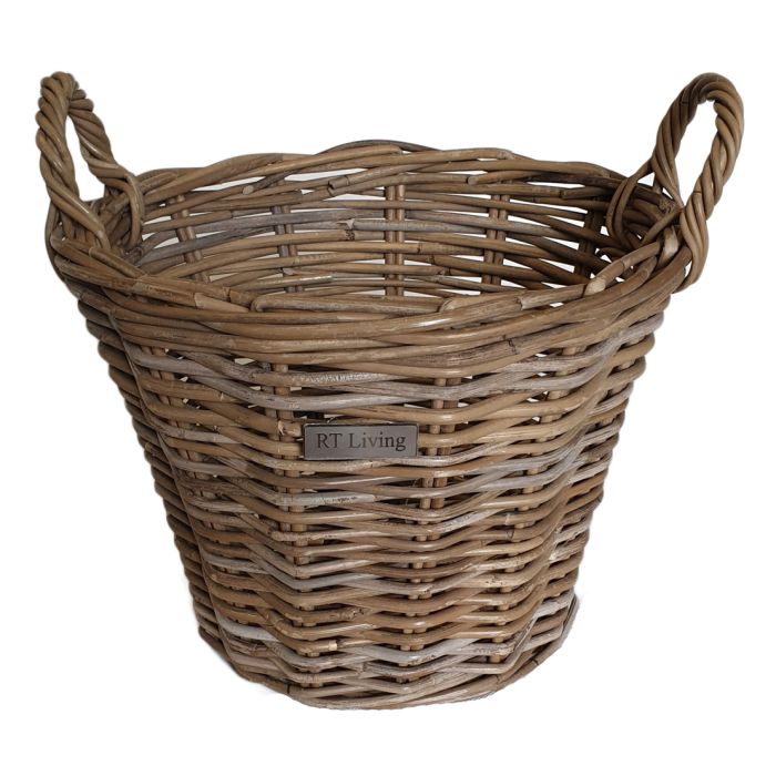 RT Small Round Grey Basket
