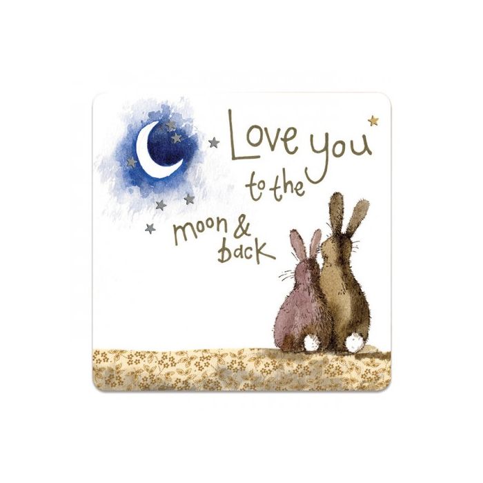 Alex Clark Love You to the Moon & Back Coaster