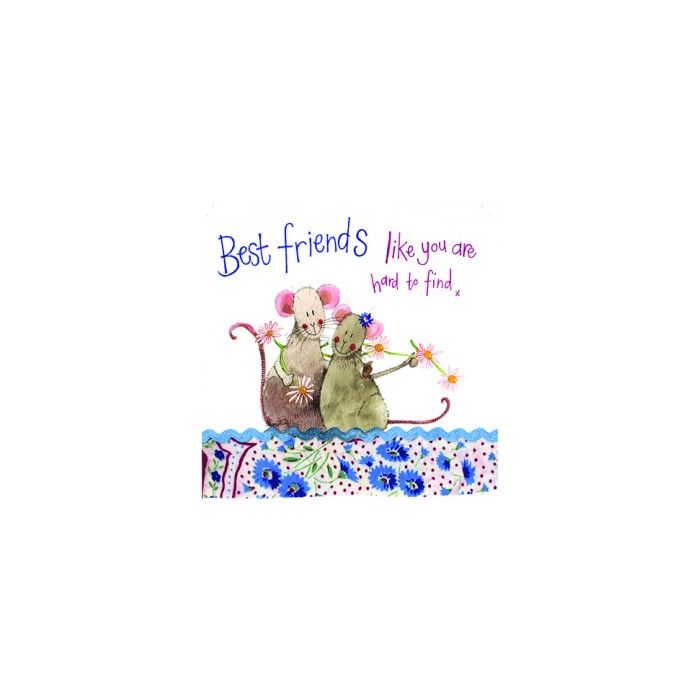 Alex Clark Best friends like you are hard to find Large Sparkle Card